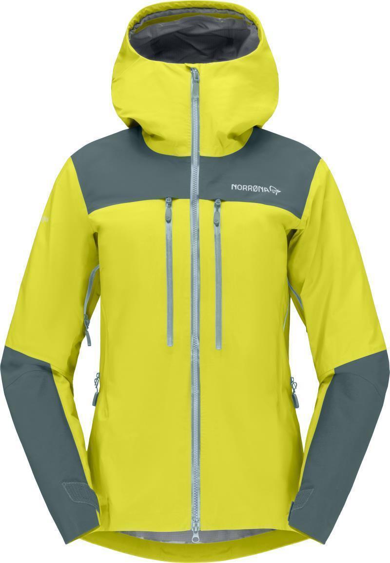 Trollveggen GTX Pro Light Jacket - Womens - Sulphur Spring / North Atlantic 1