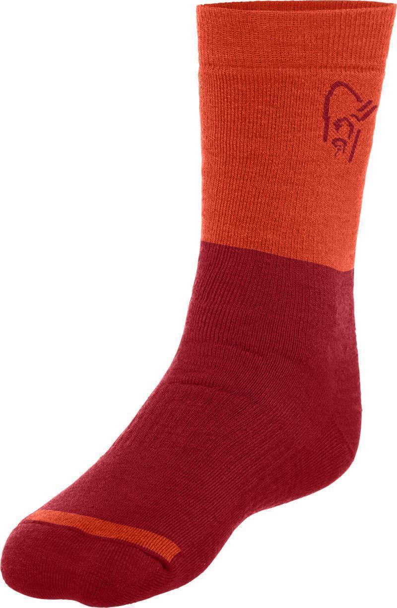 Trollveggen Heavy Weight Merino Socks - jester red 1
