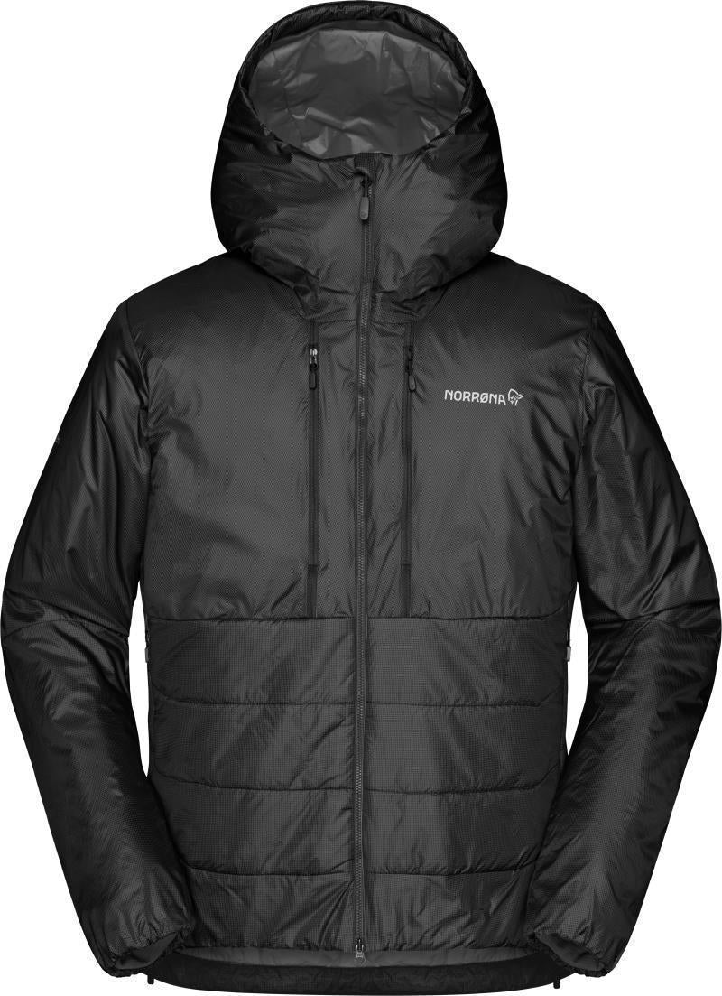 Trollveggen Primaloft100 Zip Hood - Mens - Caviar 1