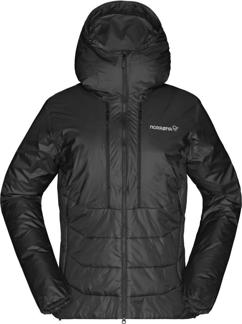 Trollveggen Primaloft100 Zip Hood - Womens - Caviar 1