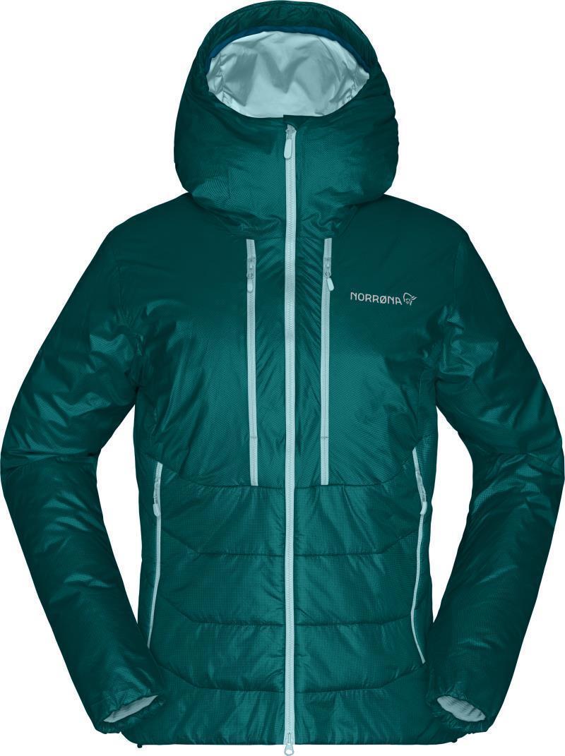 Trollveggen Primaloft100 Zip Hood - Womens - Everglade 1