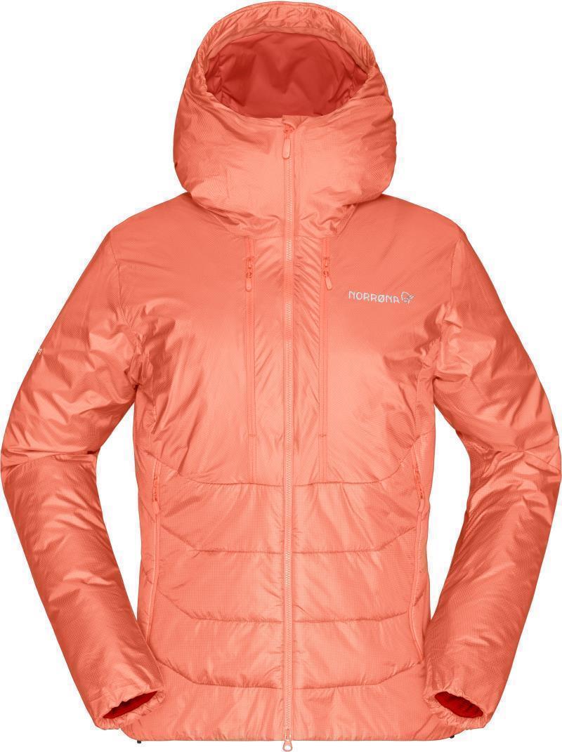 Trollveggen Primaloft100 Zip Hood - Womens - Melon 1