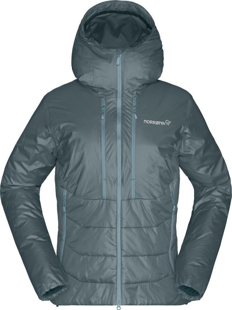Trollveggen Primaloft100 Zip Hood - Womens - North Atlantic 1