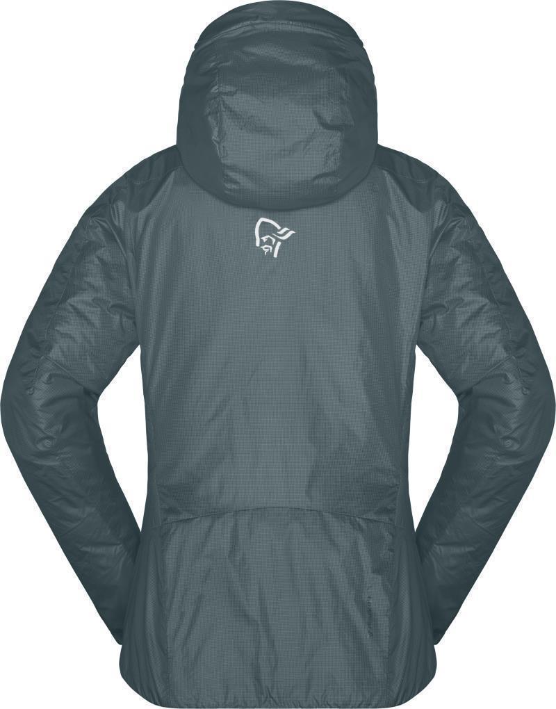 Trollveggen Primaloft100 Zip Hood - Womens - North Atlantic 2