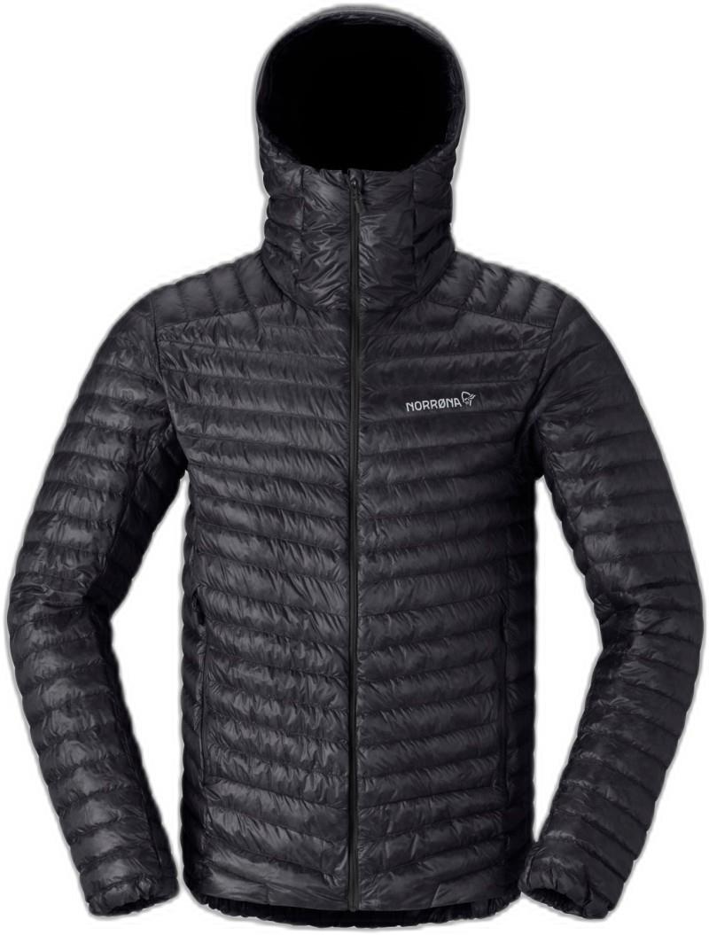 Trollveggen Superlight Down800 Hood - Mens - caviar black 1