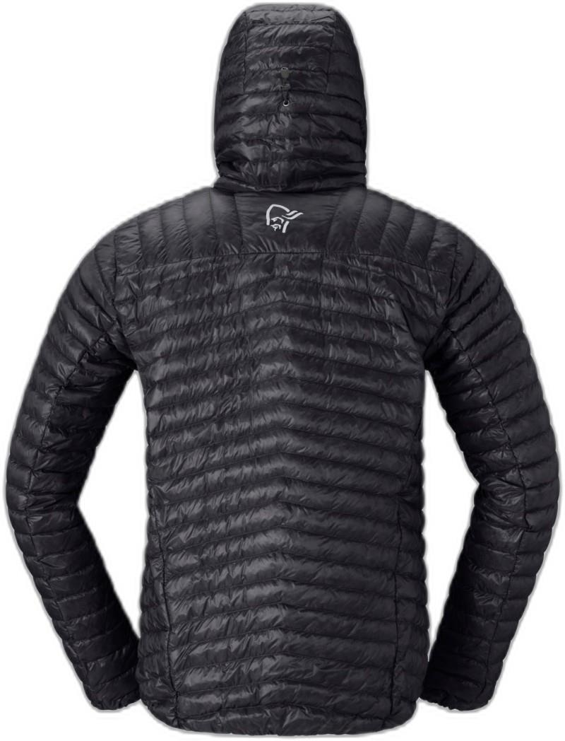 Trollveggen Superlight Down800 Hood - Mens - caviar black 1