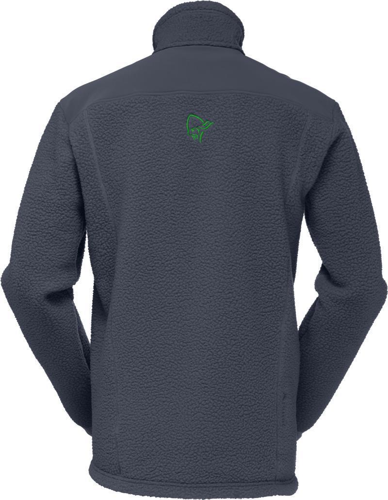 Trollveggen Thermal Pro Jacket - Mens - Cool Black / Classic Green 2