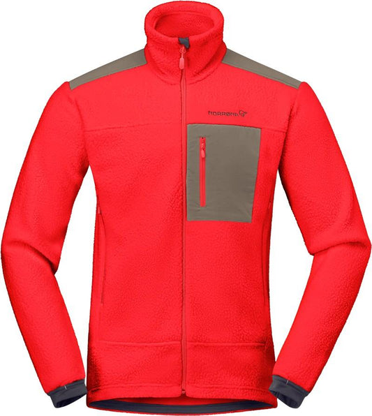 Trollveggen Warm3 Jacket - Mens - flame scarlet 1