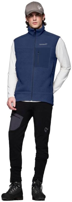 Trollveggen Warm3 Vest - Mens - indigo night 1