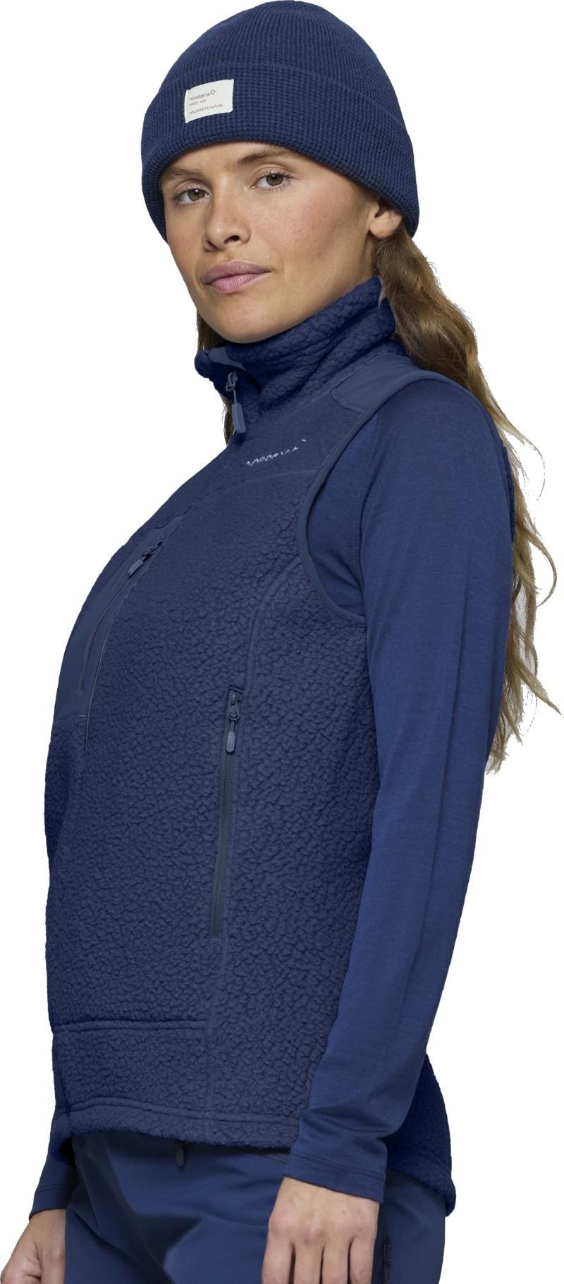 Trollveggen Warm3 Vest - Womens - indigo night 1