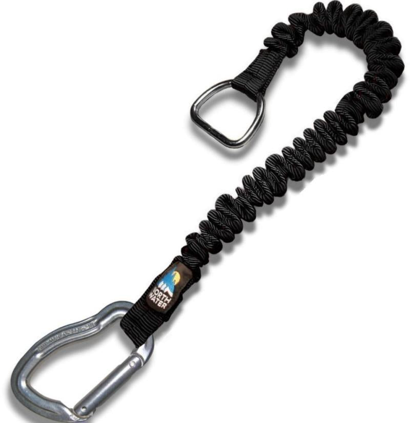 Pig Tail - Paddle Carabiner, Wire Gate - black 1