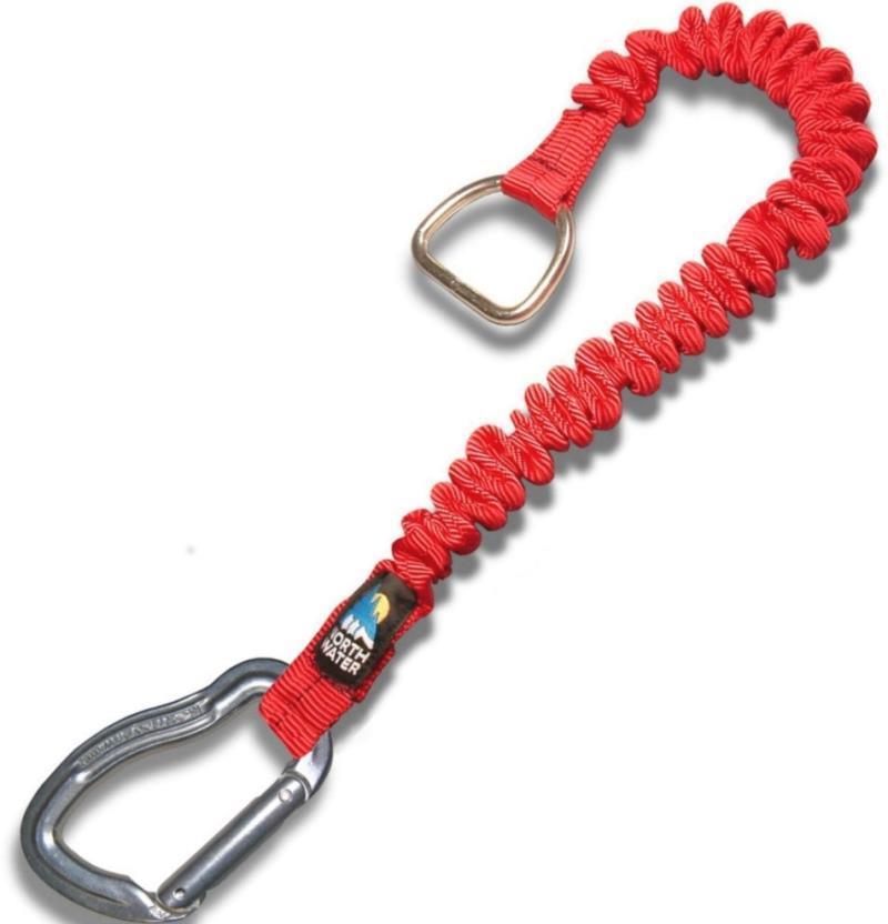 Pig Tail - Paddle Carabiner, Wire Gate - red 1