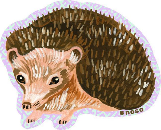 Brown Hedgehog 2.75" x 2.25" - not applicable 1