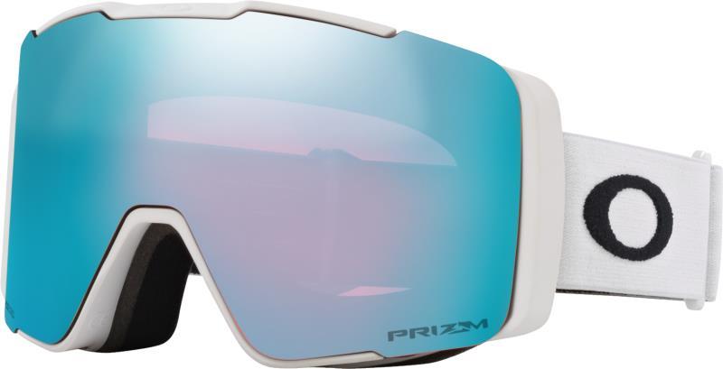 Line Miner Pro L Matte White w/ Prizm Sapphire Iridium Lens (Extra Lens: Prizm Iced Iridium) - not applicable 1