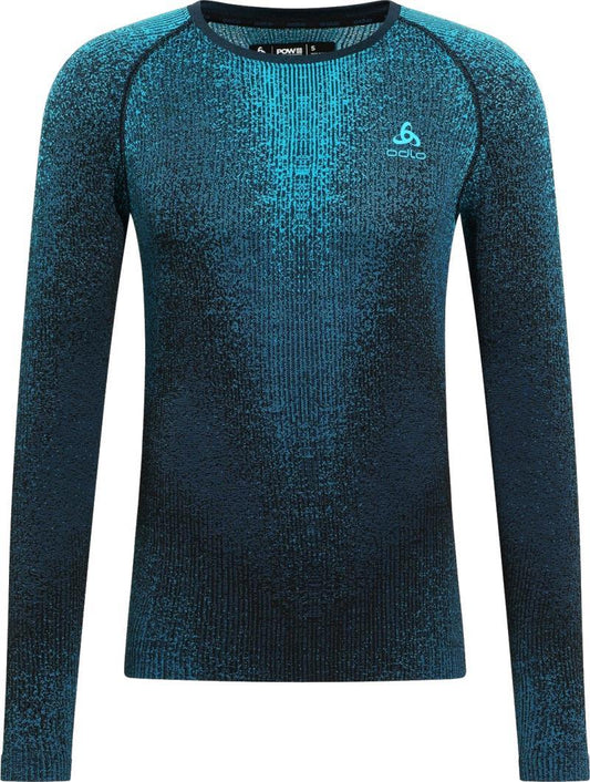 BL Blackcomb Eco LS Crew Neck Top - Mens - Saxony Blue 1