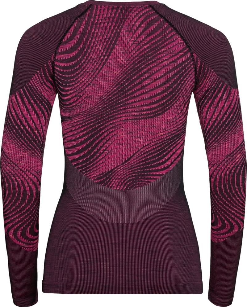 Blackcomb Eco Crew Neck LS - Womens - blue wing teal / space dye 1