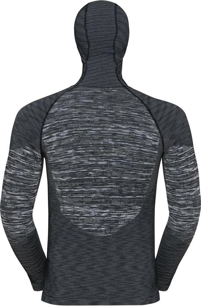 Blackcomb Eco LS Top w/ Facemask - Mens - black / space dye 1