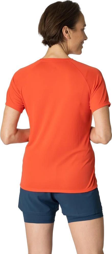 Essential Print Crew Neck SS - Womens - Cayene 4