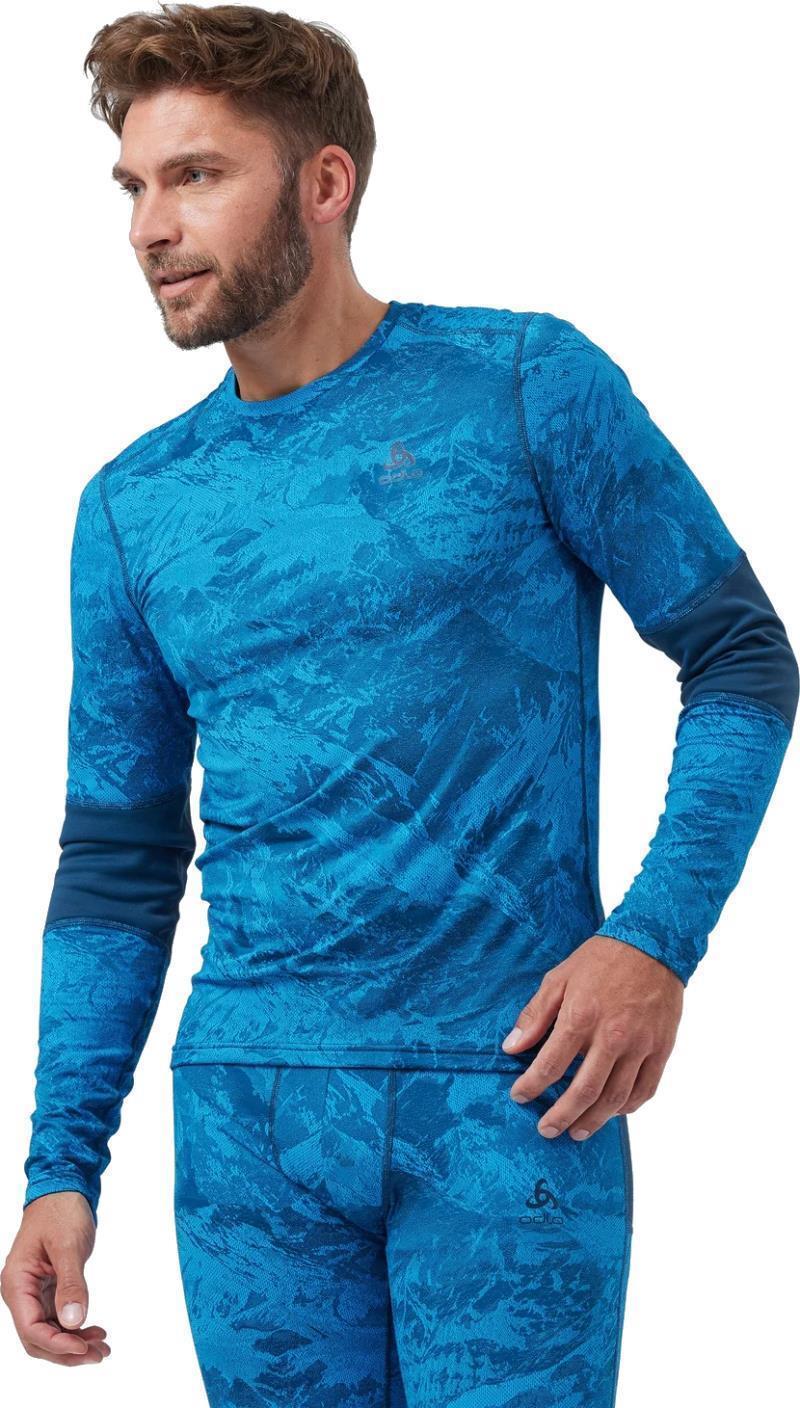 Whistler Eco Crew Neck LS - Mens - Indigo Bunting / Blue Wing Teal 3