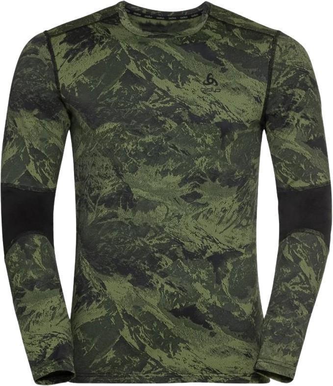 Whistler Eco Crew Neck LS - Mens - Olivine / Black 1