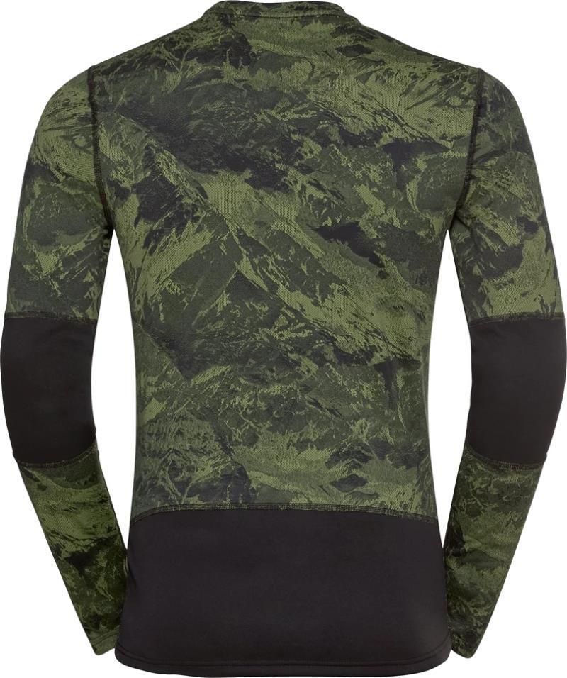 Whistler Eco Crew Neck LS - Mens - Olivine / Black 2