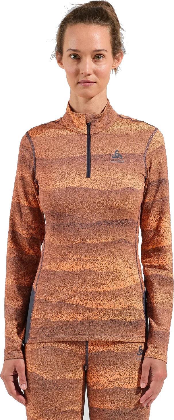 Whistler L/S Half Zip - Womens - Live Wire / India Ink 3