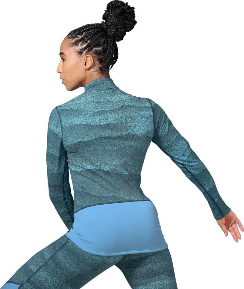 Whistler L/S Half Zip - Womens - Reef Waters / Blue Wing Teal 3
