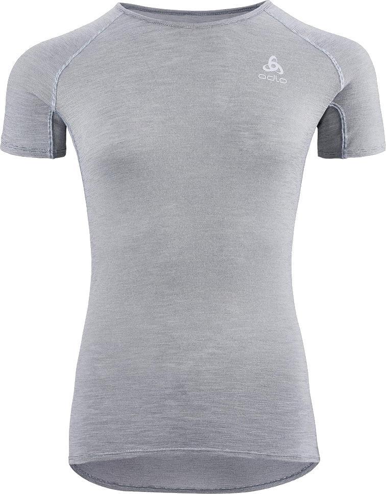 X-Alp PW 115 Crew Neck SS - Womens - Grey Melange 1