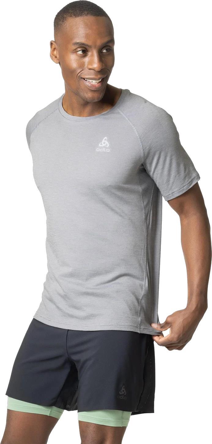 X-Alp PW 115 Crew Neck SS -  Mens - Grey Melange 3