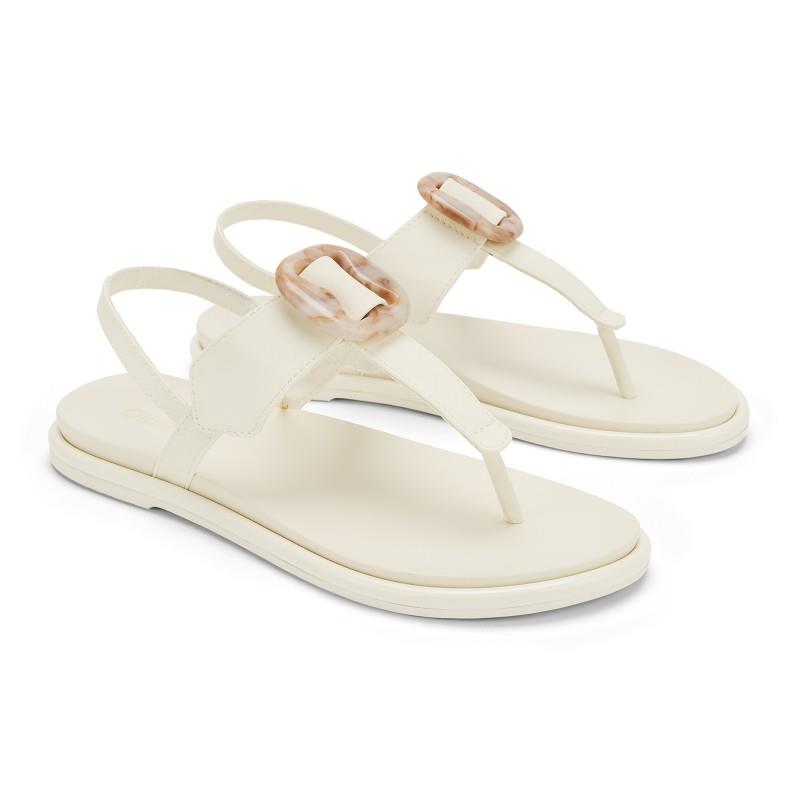 La`i T-Bar - Womens - white sand / white sand 1