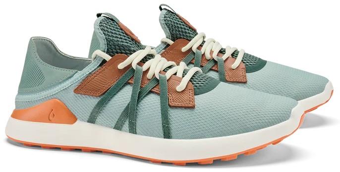 Manel`e - Mens - pale moss / molten orange 1