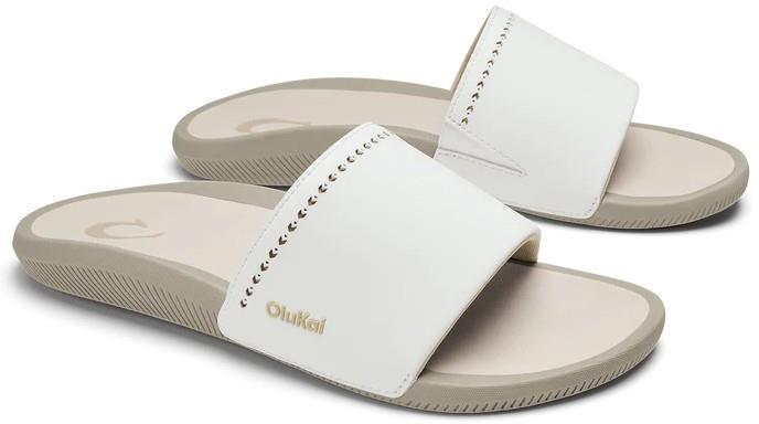Ulele Slide - Womens - bright white / tapa 1