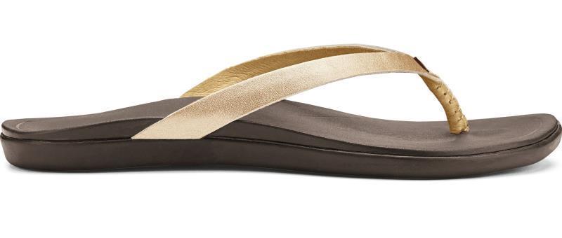 HoOpio Leather - Womens - bubbly / dark java 1