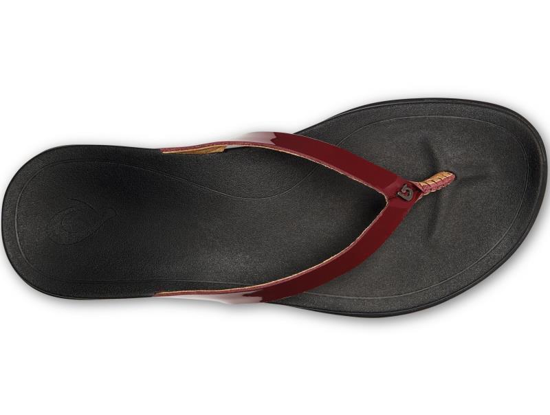 HoOpio Leather - Womens - red ginger / black 1