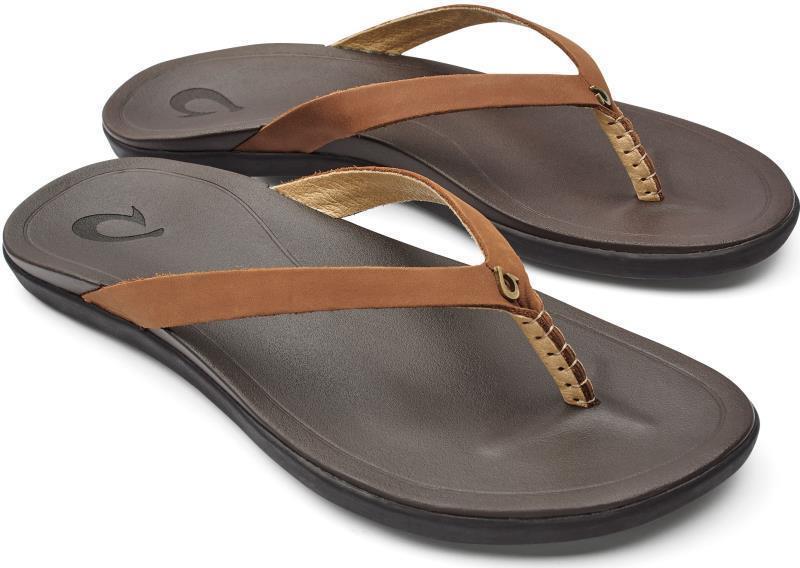 HoOpio Leather - Womens - sahara / dark java 1