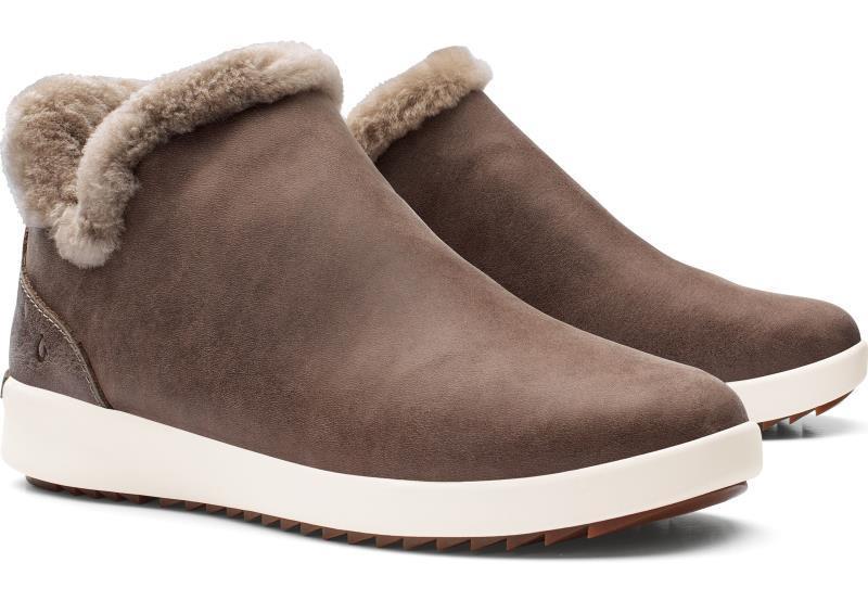 Malua Hulu - Womens - warm taupe / off white 1