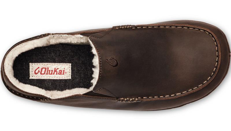 Moloa Slipper - Mens - Dark Wood / Dark Wood 3