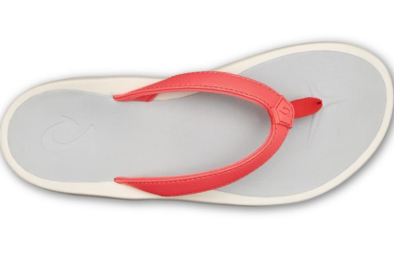 PiOe - Womens - hot coral / mist grey 1