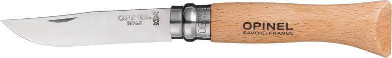 No.6 Stainless Steel Folding Knife - Beechwood 1