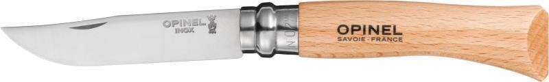 No.7 Stainless Steel Folding Knife - Beechwood 1