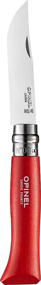 No.8 Stainless Steel Folding Knife - Red Handle - not applicable 1