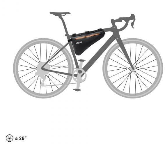 Bikepacking Frame Pack 4L - Black Matte 7
