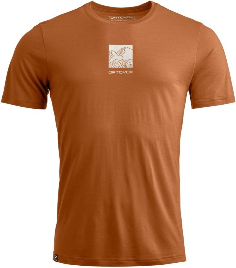 120 Cool Tec Abstract T-Shirt - Mens - bristle brown 1