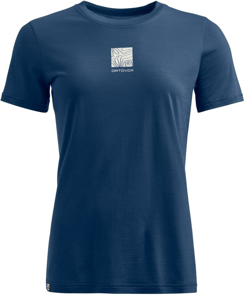 120 Cool Tec Abstract T-Shirt - Womens - deep ocean 1