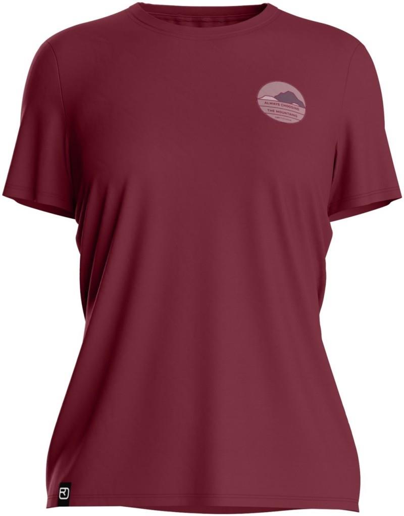 120 Cool Tec Choose Mountain T-Shirt - Womens - red malbec 1