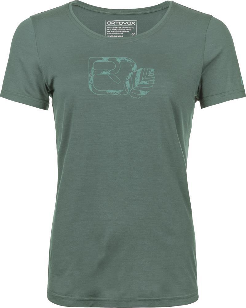 120 Cool Tec Leaf Logo T-Shirt - Womens - arctic grey 1