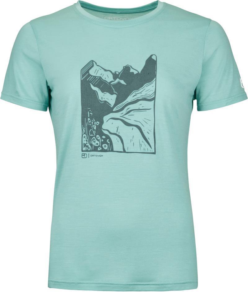 120 Cool Tec Mountain Cut T-Shirt - Womens - aquatic ice 1