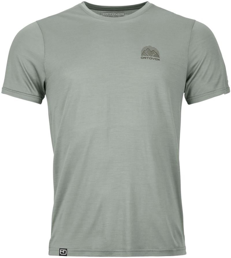 120 Cool Tec Mountain Stripe T-Shirt - Mens - green sage 1