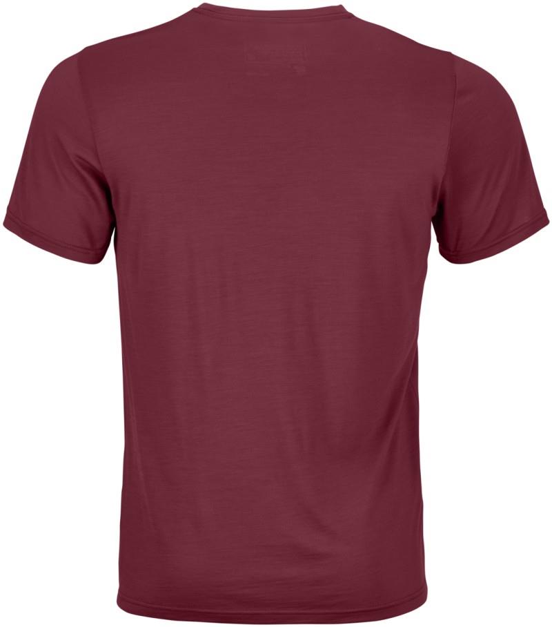 120 Cool Tec Mountain Stripe T-Shirt - Mens - red malbec 1