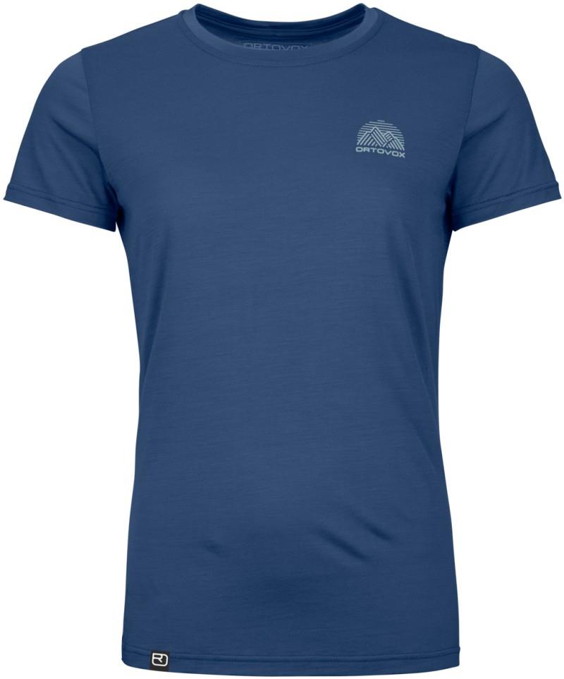120 Cool Tec Mountain Stripe T-Shirt - Womens - blue nunatak 1